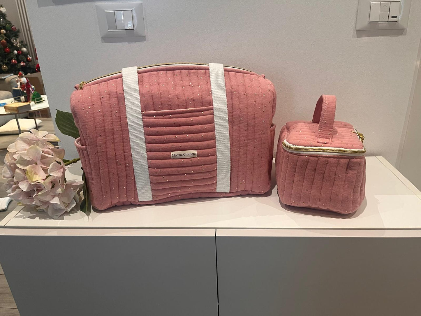 Borsa fasciatoio trapuntata